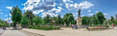 Moldova 'nın Chisinau kentindeki Stefan cel Mare anıtı