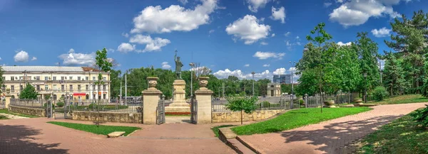 Moldova 'nın Chisinau kentindeki Stefan cel Mare anıtı — Stok fotoğraf