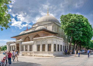 Sultan Ahmet 'in İstanbul, Türkiye' deki mezarı