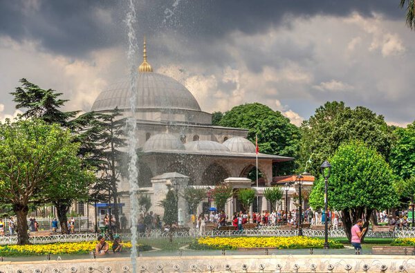 Гробница Султана Ахмета в Стамбуле, Турция
