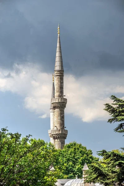 Hagia Sophia mecset minaretjei Isztambulban, Törökországban — Stock Fotó