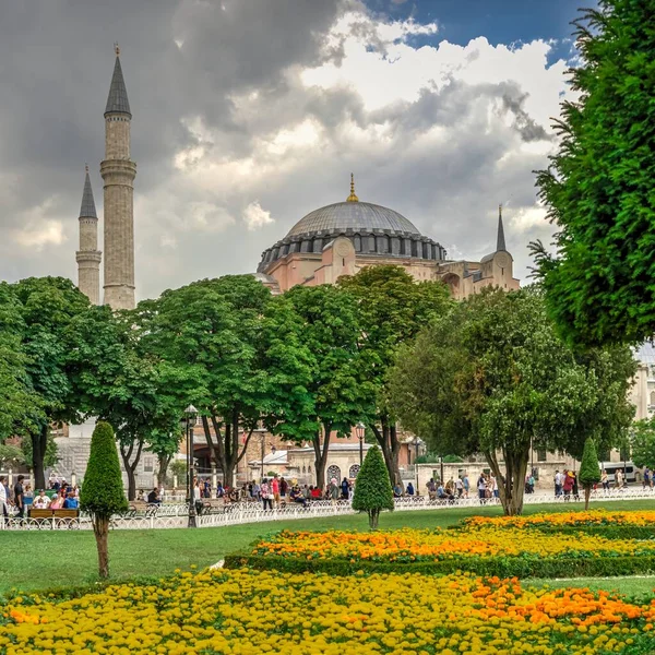 O sultão Ahmad Maydan em Istambul, Turquia — Fotografia de Stock