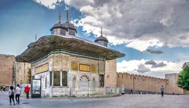 Sultan Ahmet Çeşmesi İstanbul, Türkiye 'de