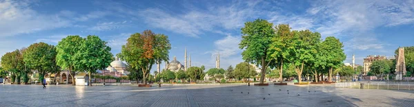Ahmed Park szultán Isztambulban, Törökország — Stock Fotó