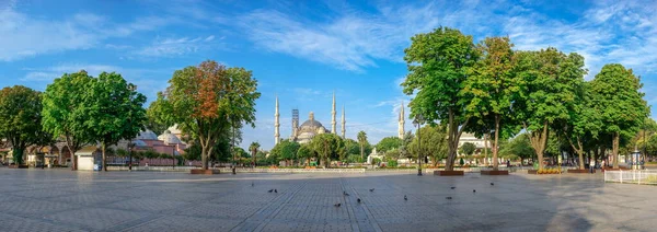 Sultão Ahmed Park em Istambul, Turquia — Fotografia de Stock