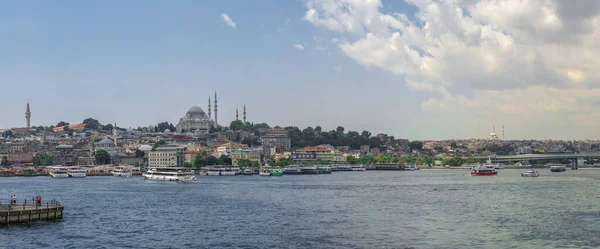 Top vista panorámica del distrito de Fatih en Estambul, Turquía —  Fotos de Stock