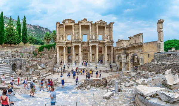 Ephesus Turkey 2019 Руїни Стародавнього Ефеса Сонячний Літній День — стокове фото