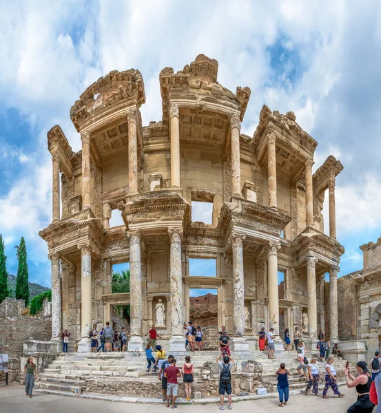 Ephesus Turkey 2019 Руїни Стародавнього Ефеса Сонячний Літній День — стокове фото