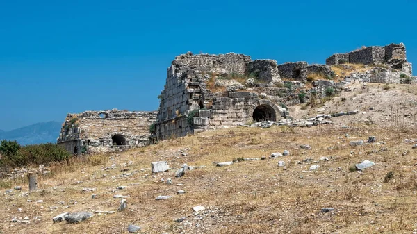 Die Antike Griechische Stadt Milet Der Westküste Anatoliens Türkei Einem — Stockfoto