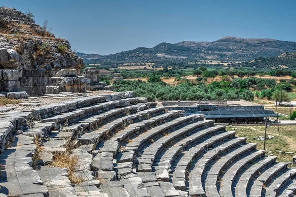 Starożytne Greckie Miasto Miletus Zachodnim Wybrzeżu Anatolii Turcja Słoneczny Letni — Zdjęcie stockowe