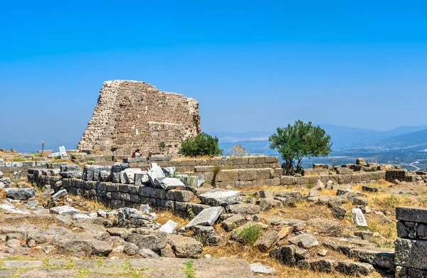 Pergamon Türkiye 2019 Türkiye Antik Yunan Kenti Pergamon Kalıntıları Güneşli — Stok fotoğraf