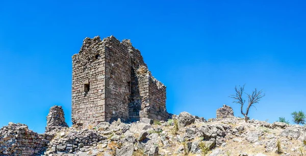 Ruines Ville Grecque Antique Pergame Turquie Par Une Journée Été — Photo