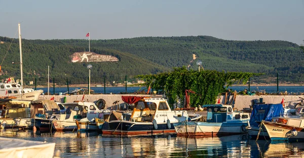 Canakkale Turkey 2019 여름날 터키의 카나다 항구에 — 스톡 사진