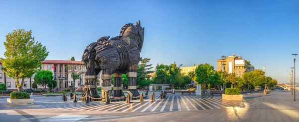Canakkale Türkei 2019 Das Freilichtmuseum Der Antiken Stadt Troja Canakkale — Stockfoto