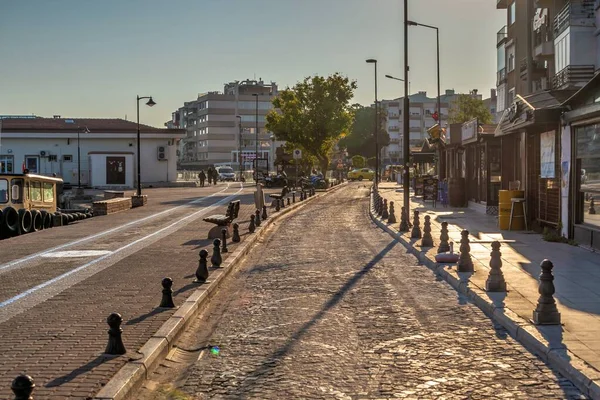 Canakkale Turquía 2019 Embankment Ciudad Canakkale Turquía Una Mañana Soleada — Foto de Stock