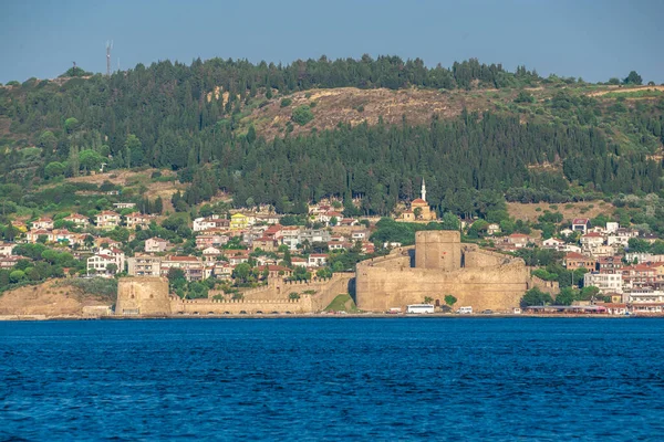 Canakkale Turquia 2019 Castelo Kilitbahir Fortaleza Lado Oeste Dardanelos Frente — Fotografia de Stock