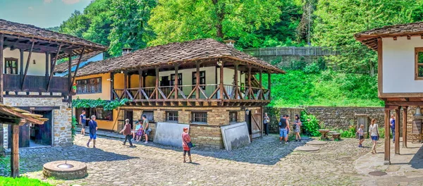 Gabrovo Etar Bulgarije 2019 Ambachtelijke Straat Het Etnografisch Complex Etar — Stockfoto