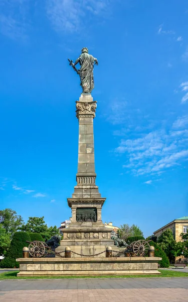 Rusçuk Bulgaristan 2019 Bulgaristan Ruse Kentindeki Özgürlük Anıtı Güneşli Bir — Stok fotoğraf