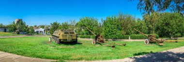 Ukrayna, Odessa yakınlarındaki Nerubayske köyündeki Partizan Zaferi anıtı ve müzesi.