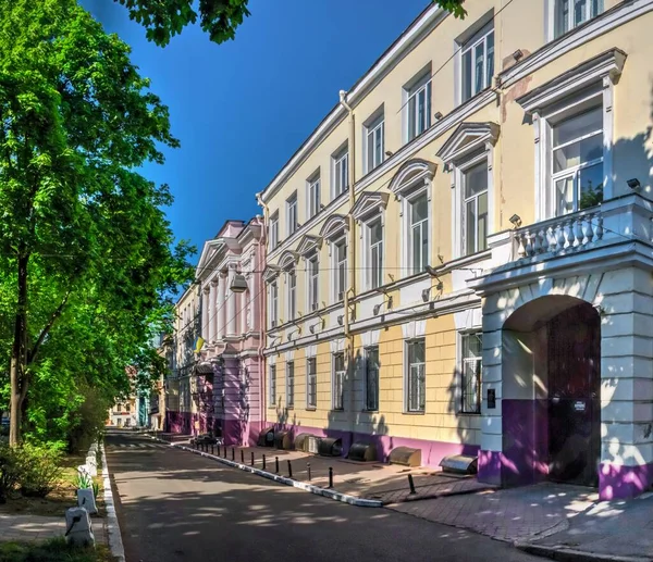 Odessa Oekraïne 2020 Oud Historisch Huis Odessa Oekraïne Een Zonnige — Stockfoto