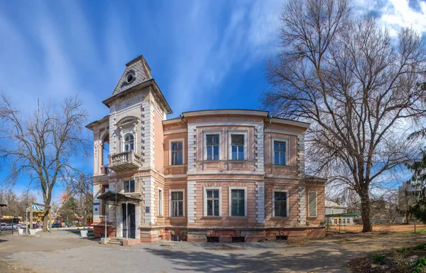 Odessa Oekraïne 2020 Ruïneerde Marazli Huis Odessa Oekraïne Een Zonnige — Stockfoto
