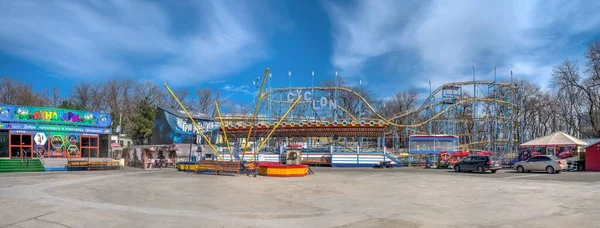 Odessa Ucrania 2020 Quarantined Luna Park Odessa Ucrania Una Soleada — Foto de Stock