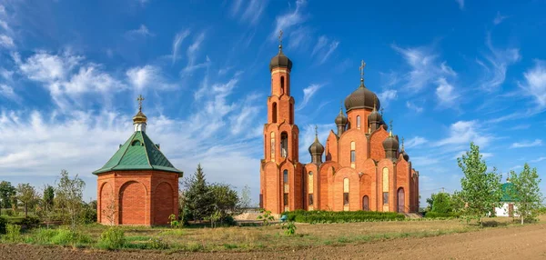 Iglesia San Nicolás Rybakovka Región Odessa Ucrania Día Soleado Verano — Foto de Stock