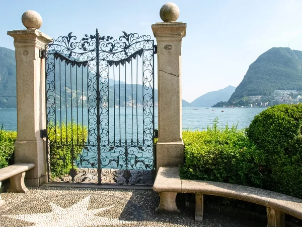 Lugano, Ciani Park — Zdjęcie stockowe