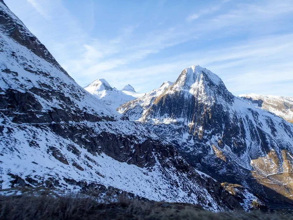 Kantonen Wallis, Nufenen pass — Stockfoto