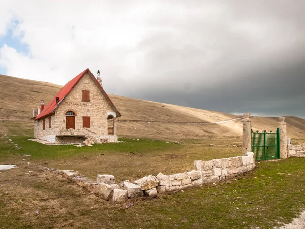 Panorama of the mountains Sibillin — Stock Photo, Image