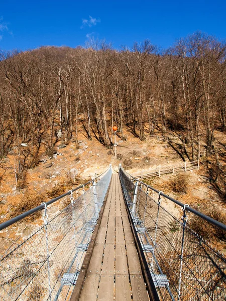 Kurzutt. Kurtlar Vadisi üzerinde asma köprü — Stok fotoğraf