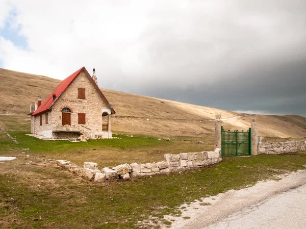 Панорама гор Сибиллини — стоковое фото