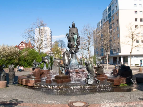 Kaiserbrunnen di Friedrich Barbarossa — Foto Stock