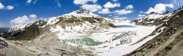 Derretimiento del glaciar del Ródano — Foto de Stock