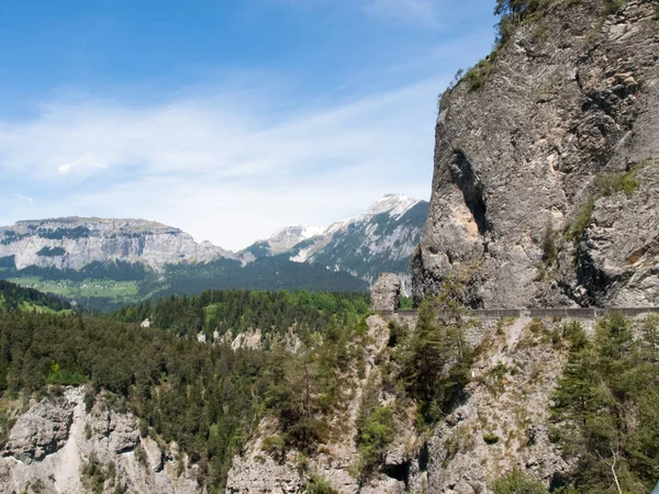 Surselva, die Schlucht der Rheinschlucht — Stockfoto