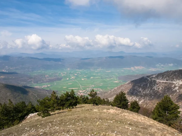 Panorama de montañas Sibillini . —  Fotos de Stock