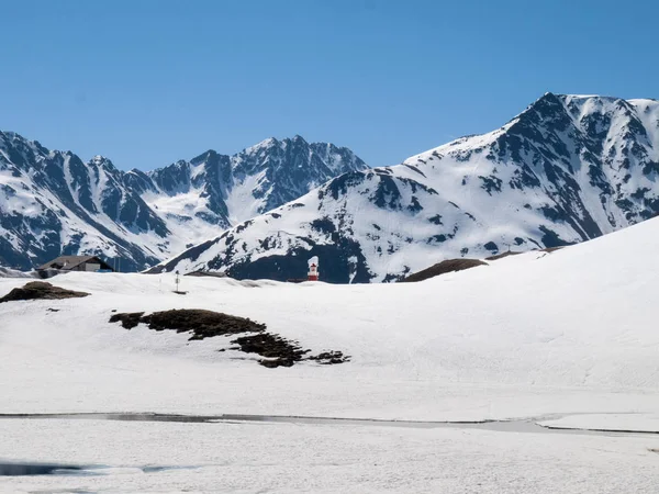 Oberalppass deniz feneri. — Stok fotoğraf