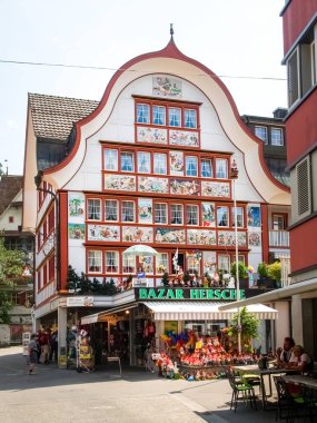 Switzerland, Appenzell typicall achitecture clipart