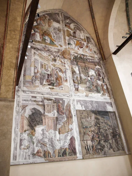 Eremitani 교회는 Scrovegni의 채 플과 함께 — 스톡 사진