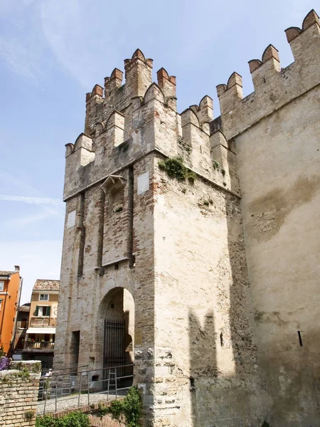 Vista del Castillo Scaliger — Foto de Stock