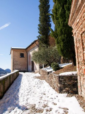 Morcote, kilise Santa Maria del Sasso.