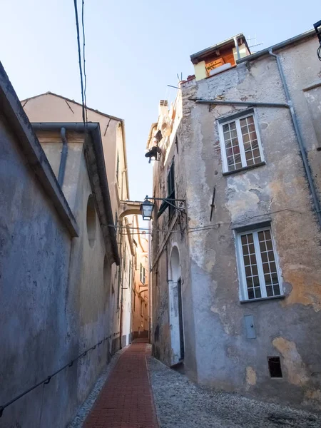 Diano Castello Italy March 2016 Roads Streets Historic Center Small — Stock Photo, Image