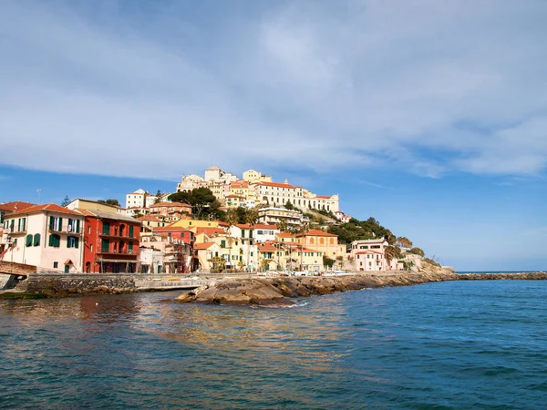 Imperia Italien März 2016 Malerischer Blick Auf Die Hochgelegene Stadt — Stockfoto