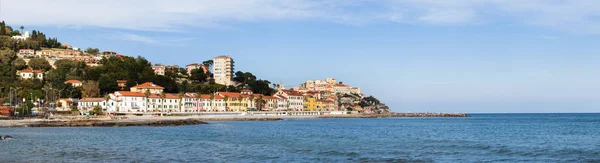 Imperia Italien Vacker Utsikt Över Den Förhöjda Staden Havet — Stockfoto