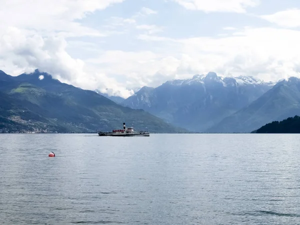 Inundações do Lago de Como — Fotografia de Stock