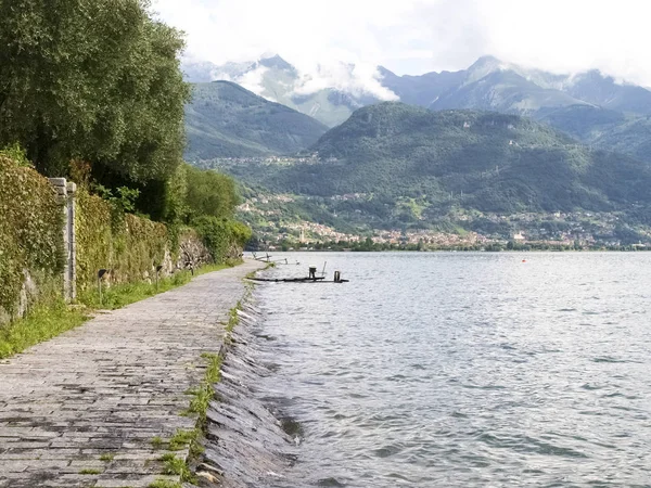Flooding of Lake Como — Stockfoto