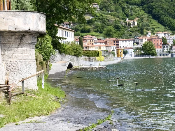 Flooding of Lake Como — Stockfoto