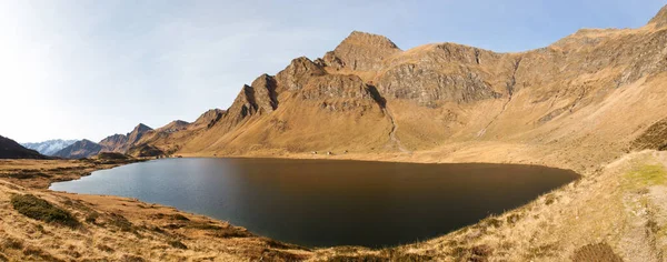 Val Piora Zwitserland Meren Ritom Cadagno Tom Herfst — Stockfoto