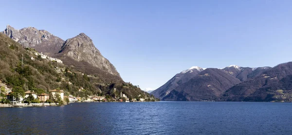 Valsolda Itália Vila Histórica Beira Lago Lugano — Fotografia de Stock