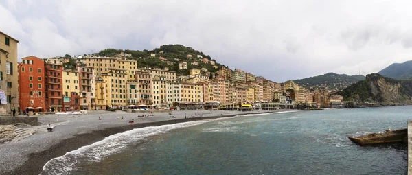 Camogli Italien Typisk Kustby Turistcentrum Känt För Sin Småbåtshamn Och — Stockfoto